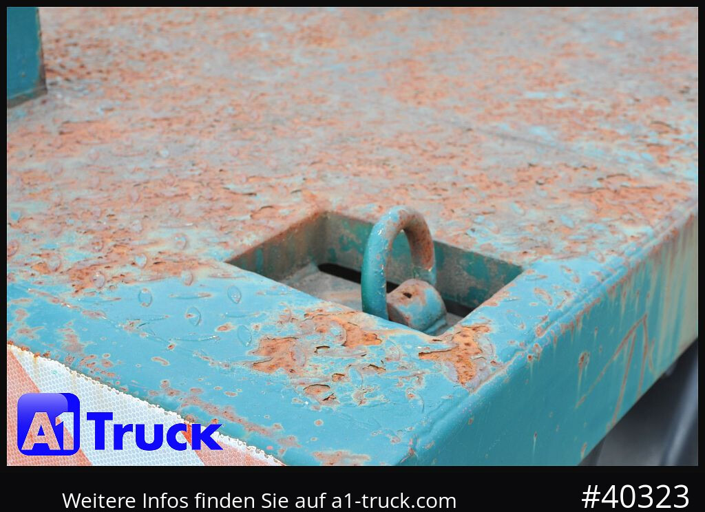 Dropside/ Flatbed trailer GOLDHOFER Ballast Anh. Obermaier TFB 100