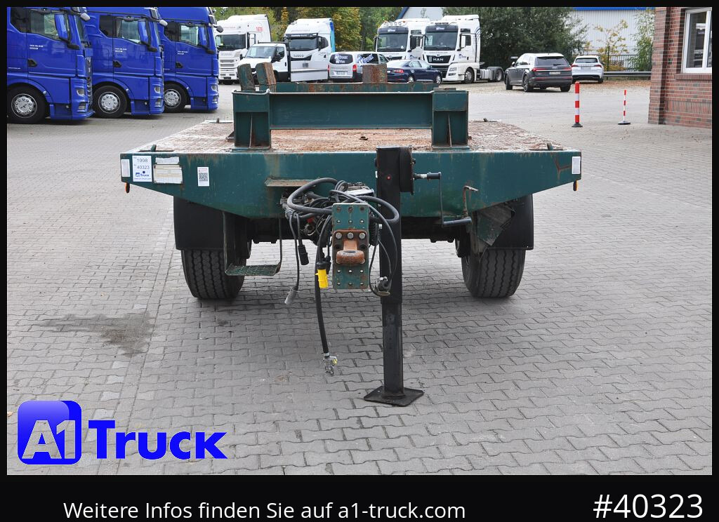 Dropside/ Flatbed trailer GOLDHOFER Ballast Anh. Obermaier TFB 100
