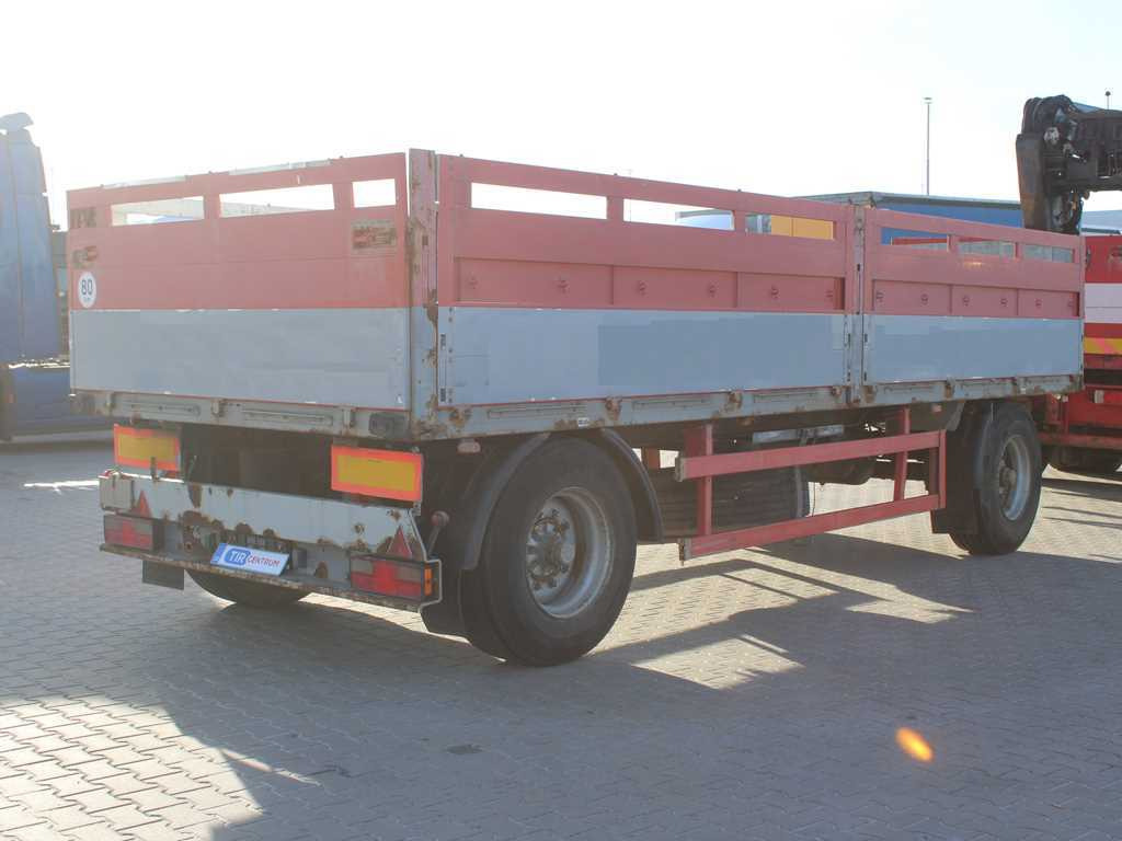 Dropside/ Flatbed trailer Kögel ANBS, PNEU 80%
