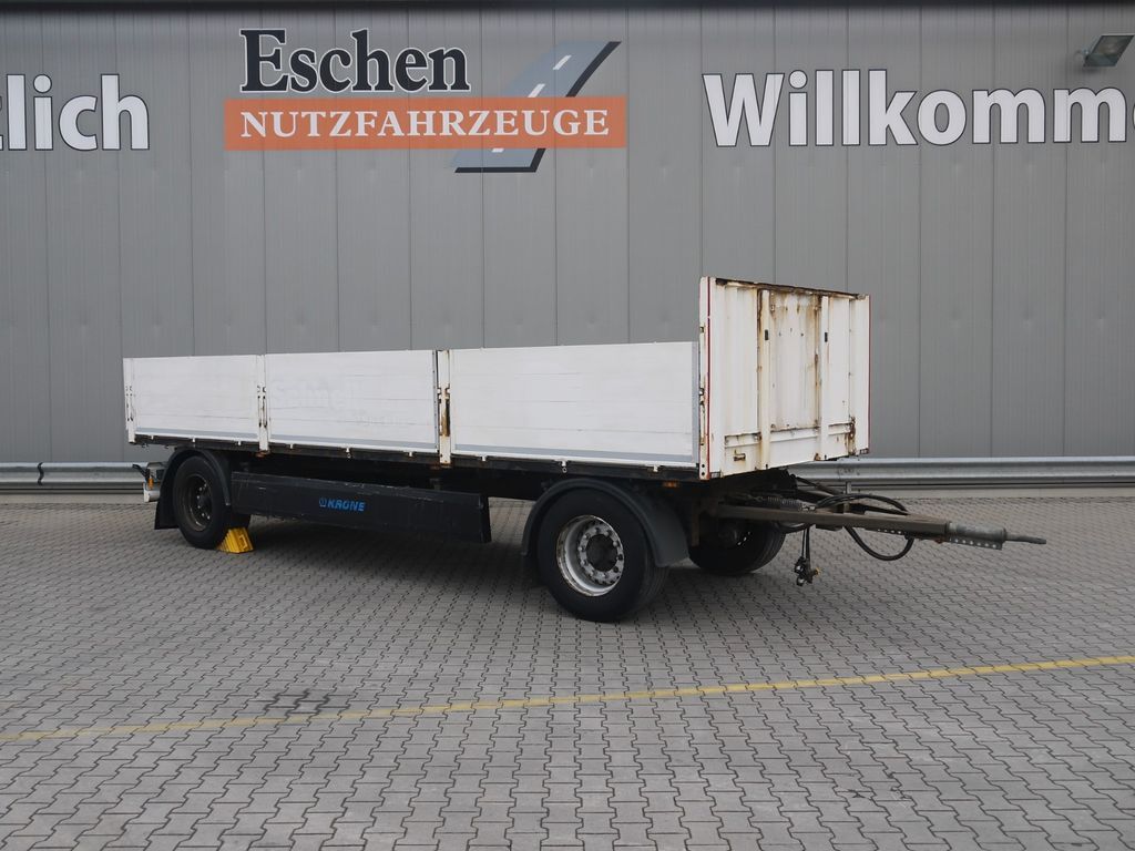 Dropside/ Flatbed trailer Krone AZ 18  Pritsche*7300mm*BPW*Rungentaschen