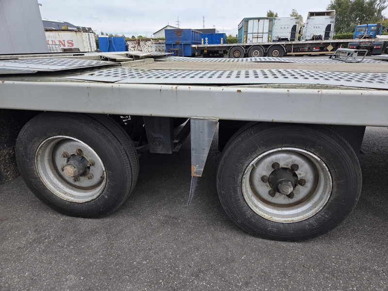 Dropside/ Flatbed trailer Louault 9m50