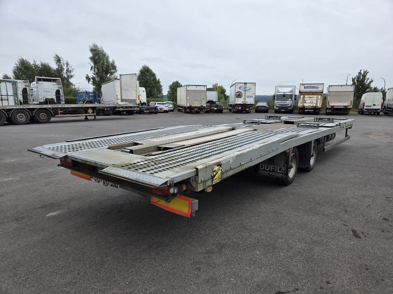 Dropside/ Flatbed trailer Louault 9m50