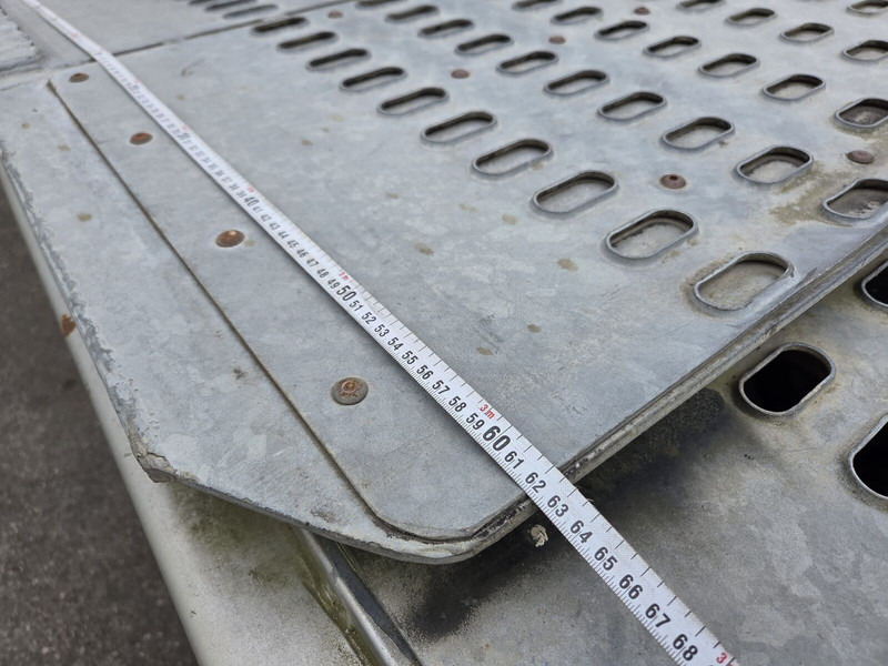 Dropside/ Flatbed trailer Louault 9m50