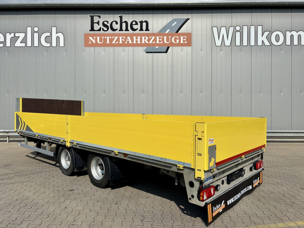 Dropside/ Flatbed trailer Müller-Mitteltal GR-TA 18 Tandem