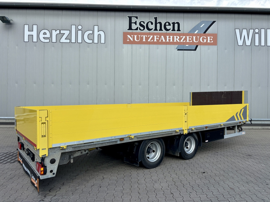 Dropside/ Flatbed trailer Müller-Mitteltal GR-TA 18 Tandem