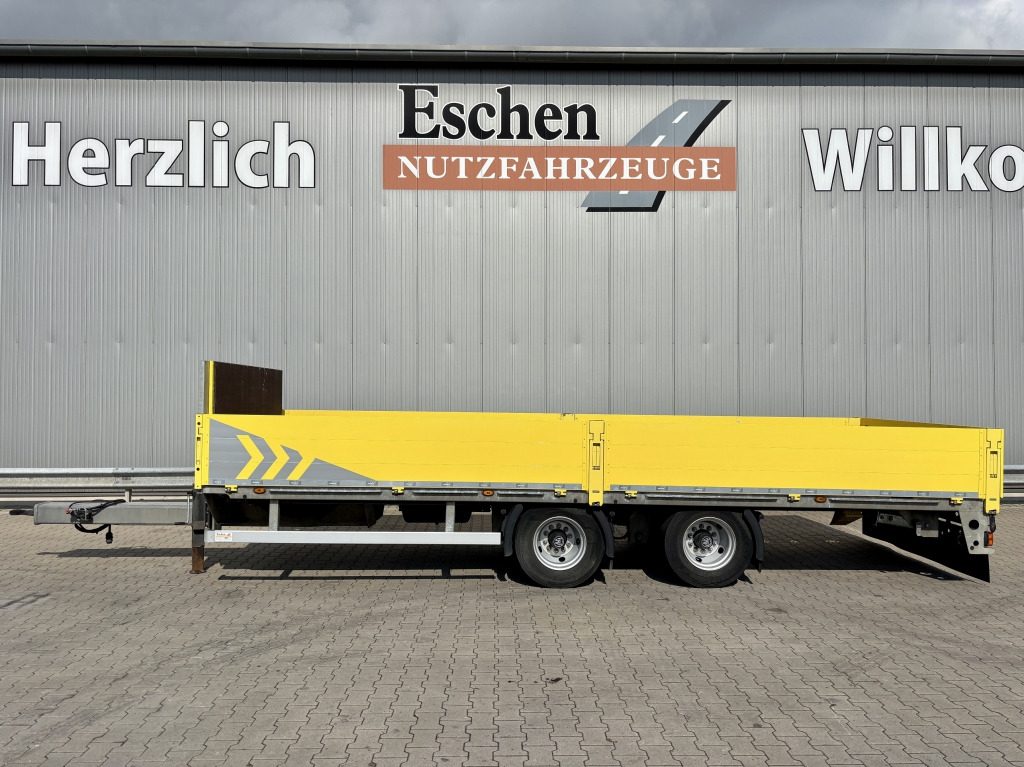 Dropside/ Flatbed trailer Müller-Mitteltal GR-TA 18 Tandem