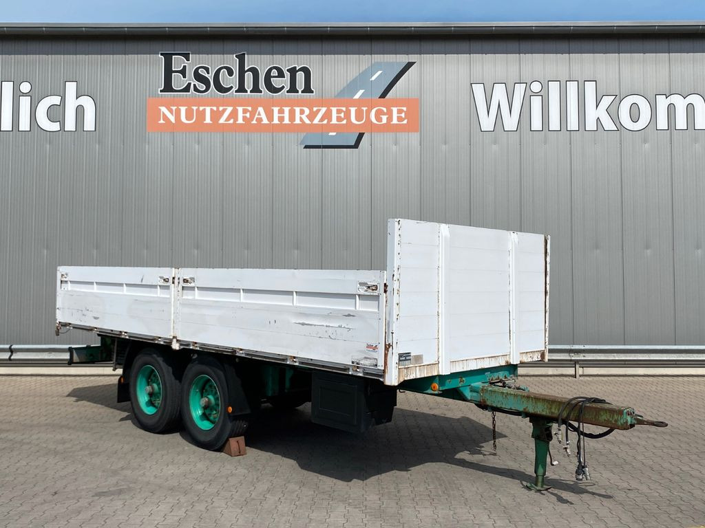 Dropside/ Flatbed trailer Obermann | Luftfederung*Reifenprofil 70%*Trommel