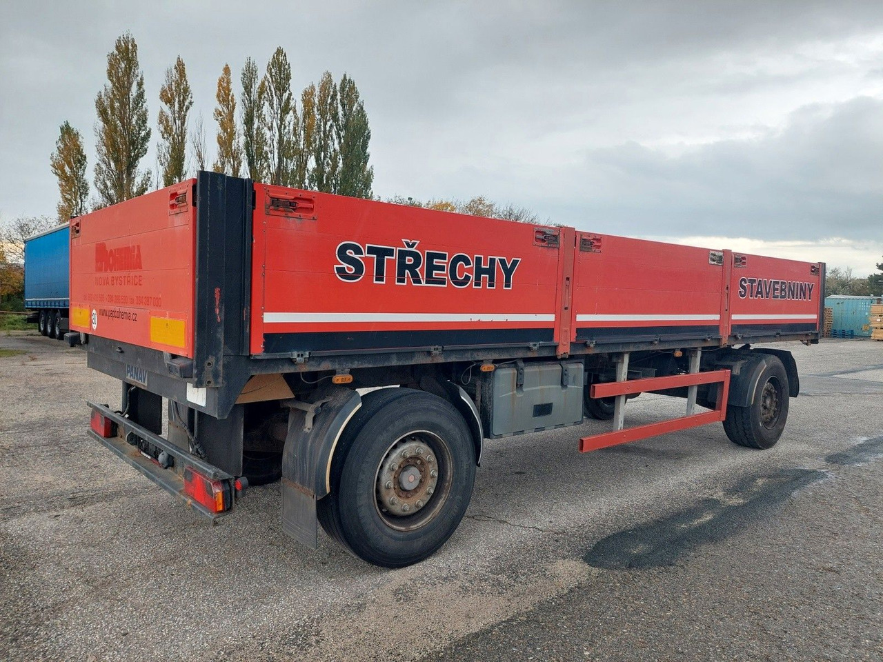 Dropside/ Flatbed trailer Panav PV 18