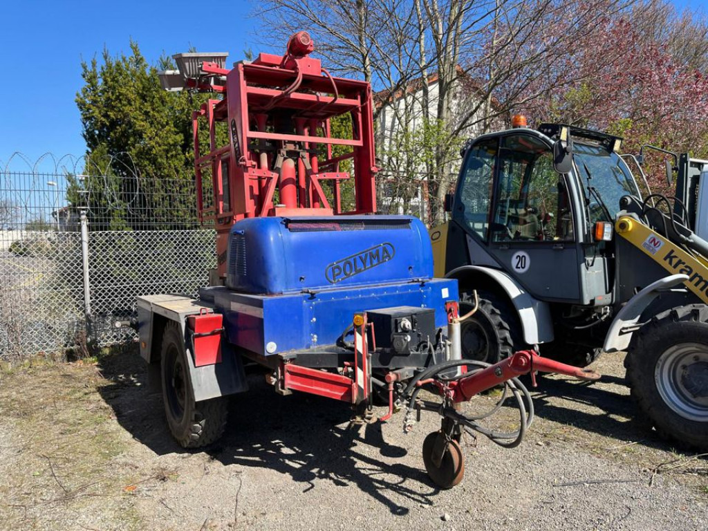 Dropside/ Flatbed trailer Polyma Geräteanhänger PL 16-9 Spezialanhänger Lichtmast