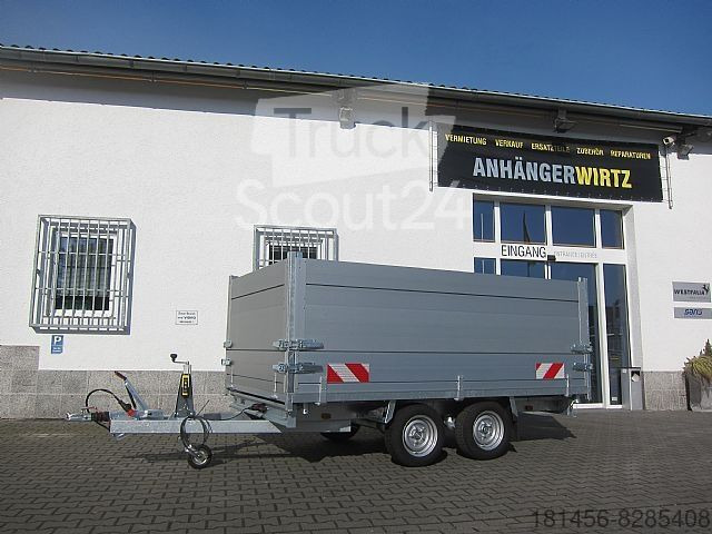 New Tipper trailer Elektro Volumen 100cm hohe Aluwände 3500kg Neu sofort: picture 3