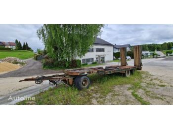 Low loader trailer for transportation of heavy machinery GOLDHOFER TU3 - 24/80: picture 1