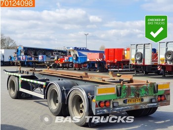 Container transporter/ Swap body trailer GS Meppel AC-2800 R Liftachse Met Laadslee: picture 1