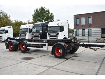 Container transporter/ Swap body trailer GS Meppel AIC 3000 - BPW AXLES - LIFT AXLES - DRUM BRAKES - GOOD CONDITION -: picture 1
