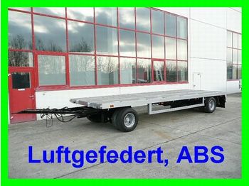 Low loader trailer for transportation of heavy machinery Goldhofer 2 Achs Tieflader  Jumbo  Anhänger, Luftgefedert, ABS: picture 1
