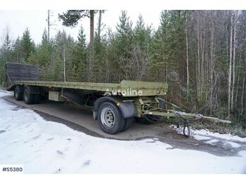 Low loader trailer for transportation of heavy machinery HC PL 30S MACHINE TRAILER WITH DRIVE-ON RAMP: picture 1