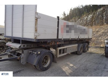 Container transporter/ Swap body trailer HFR Containerhenger: picture 1