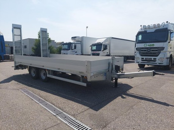 New Low loader trailer for transportation of heavy machinery HUMBAUR HBT 136225 BS Zentralachsanhänger mit Auffahrrampen, Verzinkt,: picture 1