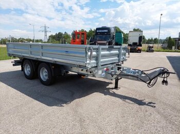 New Low loader trailer for transportation of heavy machinery HUMBAUR HTK 145024 Tandem 3-Seitenkipper, Verzinkt,: picture 1
