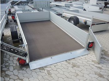 New Dropside/ Flatbed trailer Humbaur - HKT152515s Absenkanhänger mit Bordwandaufsatz: picture 1