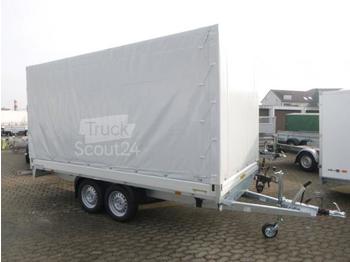 New Car trailer Humbaur - HT 254118 Hochlader mit Plane 4100x1850x350mm: picture 1