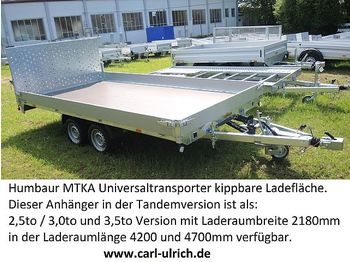 New Autotransporter trailer Humbaur - MTKA354222 Allcomfort Universaltransporter: picture 1