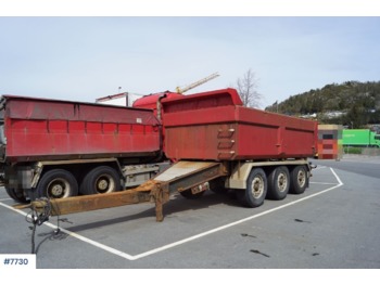 Tipper trailer Istrail 3 Axle Tipping trailer with aluminum rims and spreading limb.: picture 1