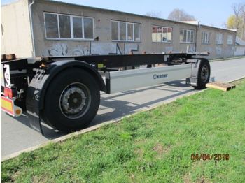 Container transporter/ Swap body trailer KRONE AZW18 eL3B9: picture 1