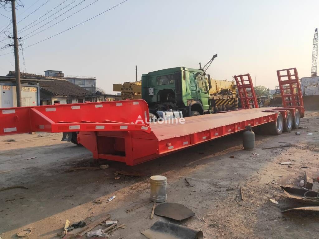 Low loader trailer for transportation of heavy machinery KUNBO LKB9400TDP: picture 5