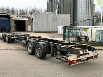 Container transporter/ Swap body trailer Kögel Mildner ZWF18 Tandem BDF: picture 1