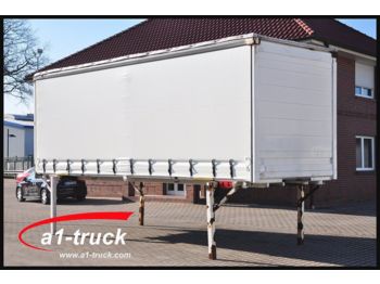 Container transporter/ Swap body trailer Krone 10 x WP 7.45 neue Schiebeplane  RAL 9010: picture 1