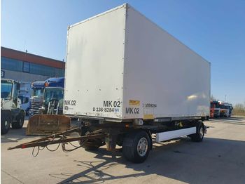 Container transporter/ Swap body trailer Krone AZW 18 * KOFFER * KARFA BRÜCKE * SAF * ROLLTOR *: picture 1