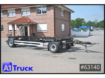 Container transporter/ Swap body trailer Krone AZW 18, Maxi, Jumbo, Midi, BDF,: picture 1