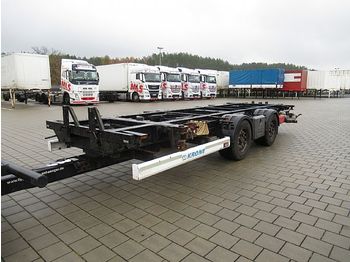 Container transporter/ Swap body trailer Krone BDF Maxi - Jumbo Zetralachsanhänger Tandem: picture 1