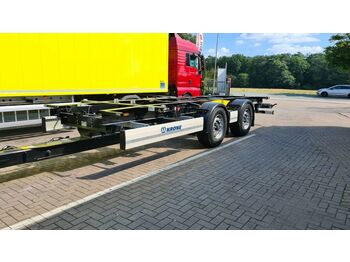 New Container transporter/ Swap body trailer Krone Box Carrier ZZW 18 Wechselbrücken Anhänger: picture 1