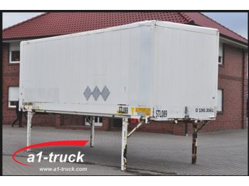 Container transporter/ Swap body trailer Krone WB 7,45 Koffer, CodeXL, Lochblech: picture 1