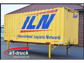 Container transporter/ Swap body trailer Krone WB 7,82 Koffer mit Doppelstock, Portaltür: picture 1