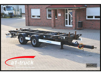 Container transporter/ Swap body trailer Krone ZZW 18 Midi, langer HUB 1000mm - 1350mm: picture 1