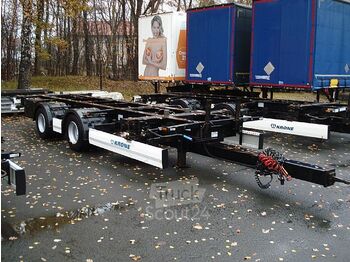Container transporter/ Swap body trailer Krone - zz18 Jumbo BDF Zentralachsanhänger 245/70 R17.5: picture 1