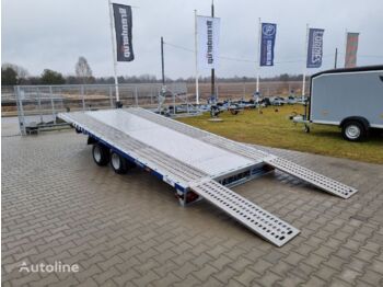 New Autotransporter trailer LORRIES PL-27 4521 car trailer 2.7t GVW tilting platform 441 x 200 cm: picture 1