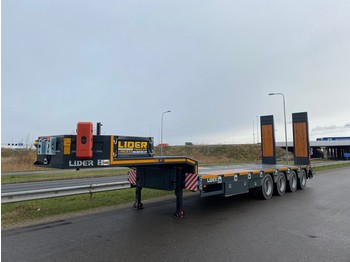 New Low loader trailer Lider LD07 80 Ton 4-axle lowbed: picture 1