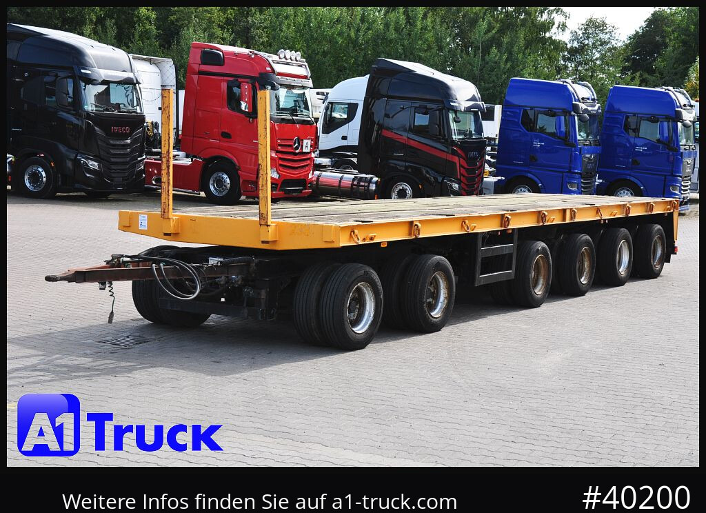 Low loader trailer GOLDHOFER 6achs Plattform, Ballast, 60to., Schwerlast,