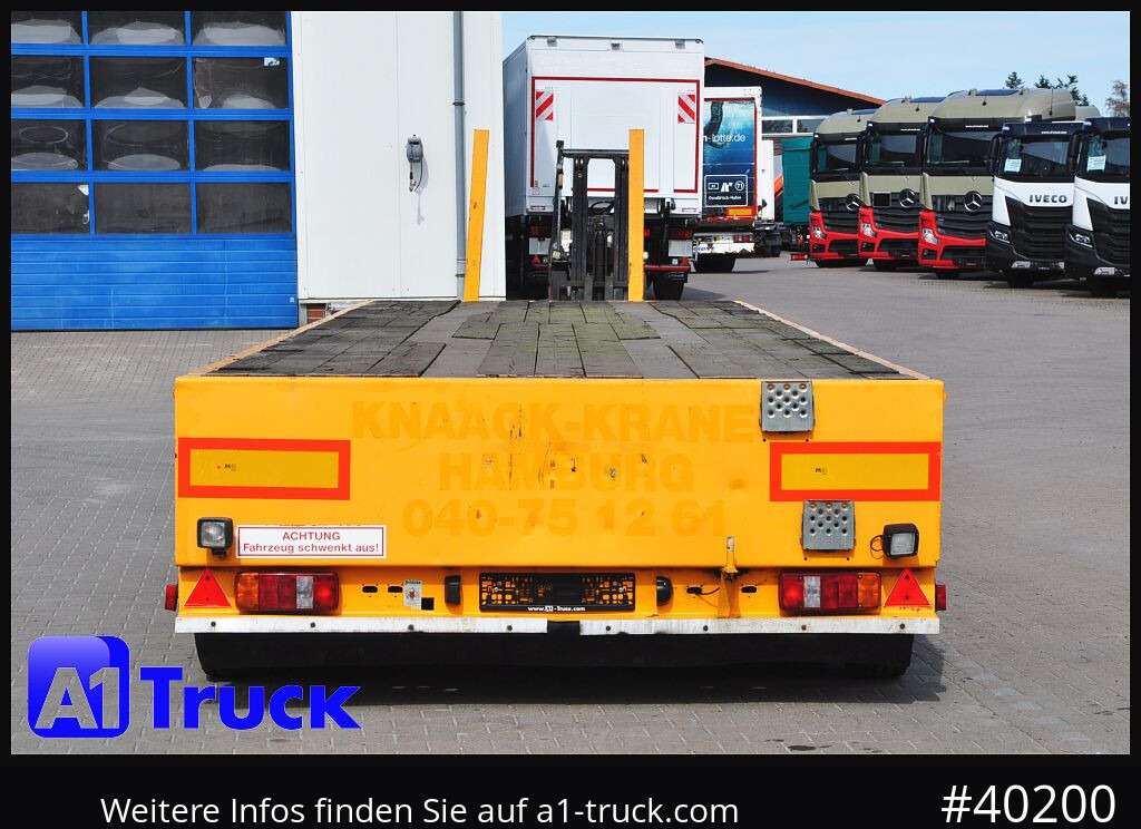 Low loader trailer GOLDHOFER 6achs Plattform, Ballast, 60to., Schwerlast,