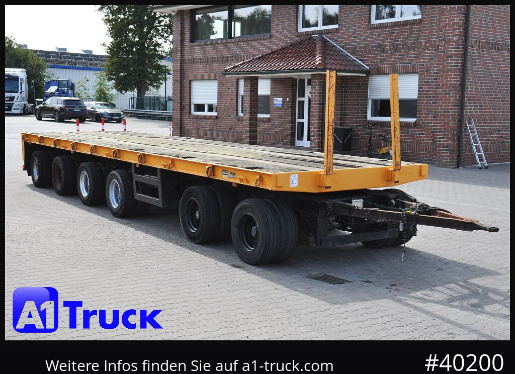 Low loader trailer GOLDHOFER 6achs Plattform, Ballast, 60to., Schwerlast,