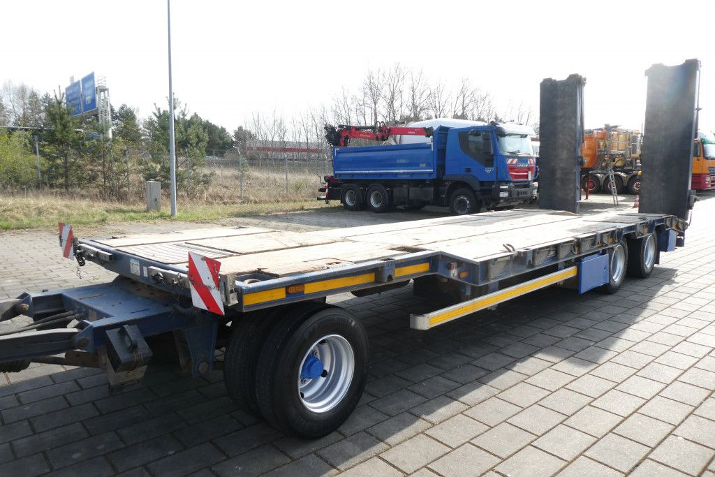 Low loader trailer Goldhofer TU3 - 24/80 Tiefladeranhänger hydr. Rampen Goldhofer TU3 - 24/80 Tiefladeranhänger hydr. Rampen