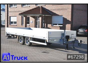 Low loader trailer HUMBAUR HBT10 BE, BPW Rampenschacht