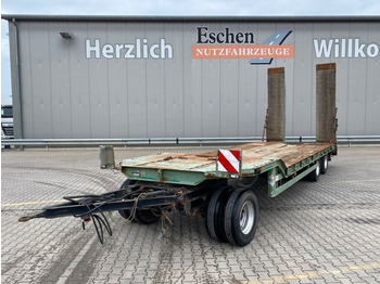 Low loader trailer Langendorf TUE 24/100-3 | Hydr. Rampen*Verbreiterbar*Rungen 