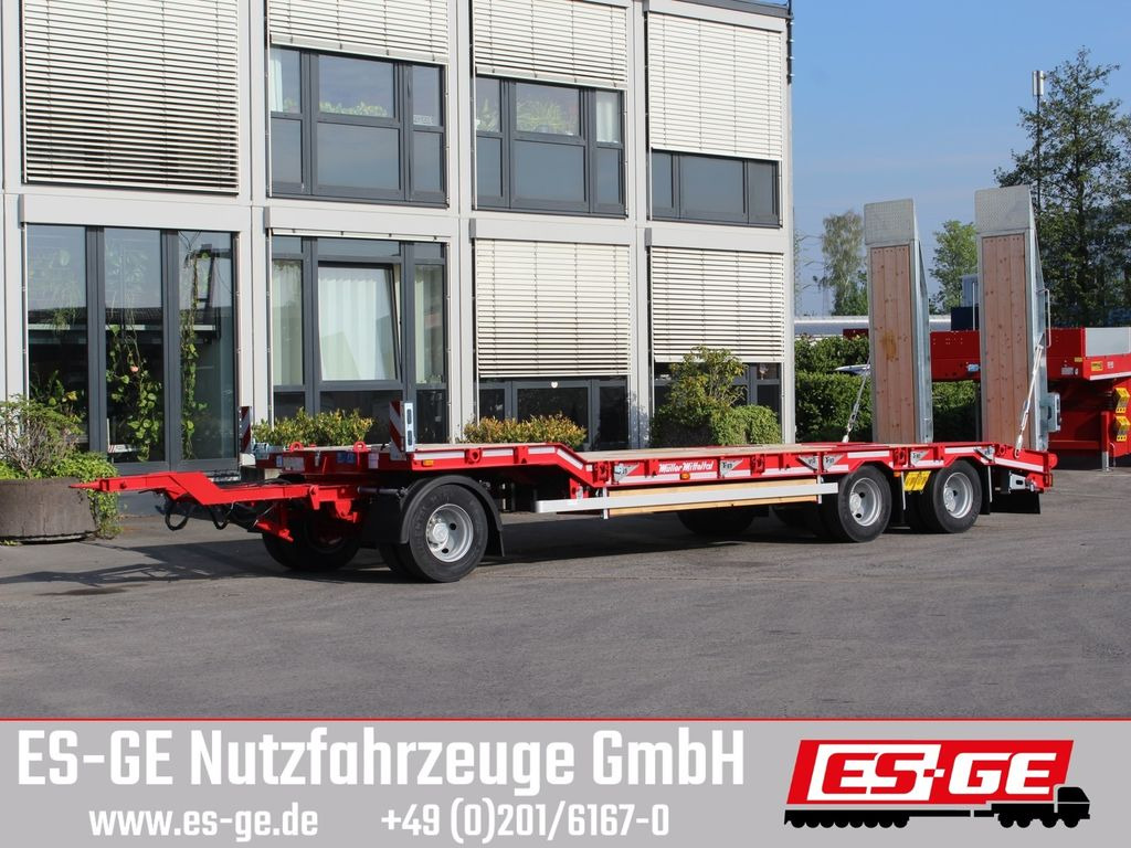 Low loader trailer Müller-Mitteltal 3-Achs-Tiefladeanhänger