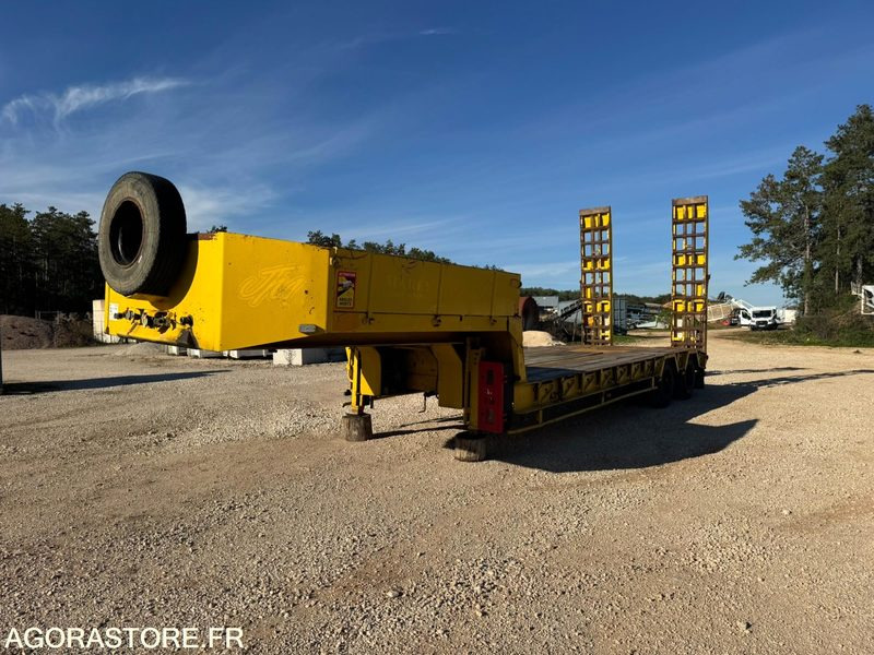 Low loader trailer Semi-remorque ACTM - 1988