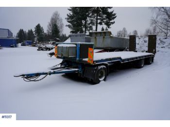 Low loader trailer Maskinslep w/ driving ramps: picture 1