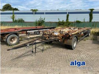 Roll-off/ Skip trailer Meiller HKM, 6.800mm lang, Container, Blattfederung, BPW: picture 1